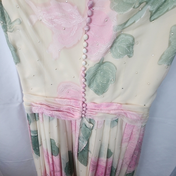 Maggy Reeves couture vintage gown size L(estimated) - Picture 9 of 13